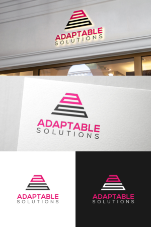 Adaptable Solutions | Logo Design by untung bertubi-tubi