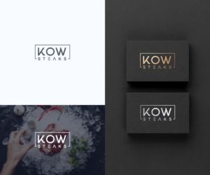 KOW steaks  | Logo Design by Vetroff