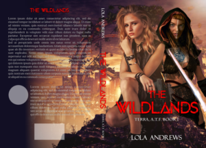 Book cover for sci-fi f/f adventure "The Wildlands"