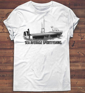 Sea Average Sportfishing T-shirt Logo design | T-Shirt-Design von creative gravity