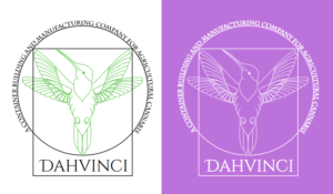 Dahvinci is a container building and manufacturing company for Agricultural cannabis  | Logo Design by Elizaveta M