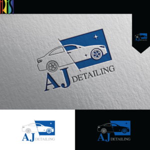 AJ Detailing | Logo Design by Iris 3