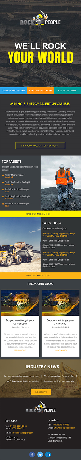 Newsletter Design by Expert Designer