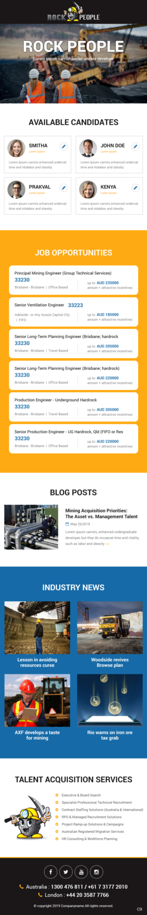 Newsletter Design by pb