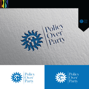 Policy Over Party | Logo Design by Iris 3