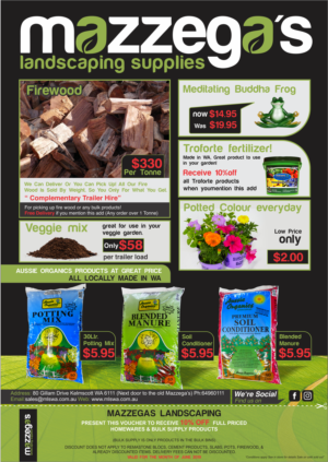 Graphic Design by 3P for MAZZEGAS LANDSCAPING SUPPLIES | Design #21833338