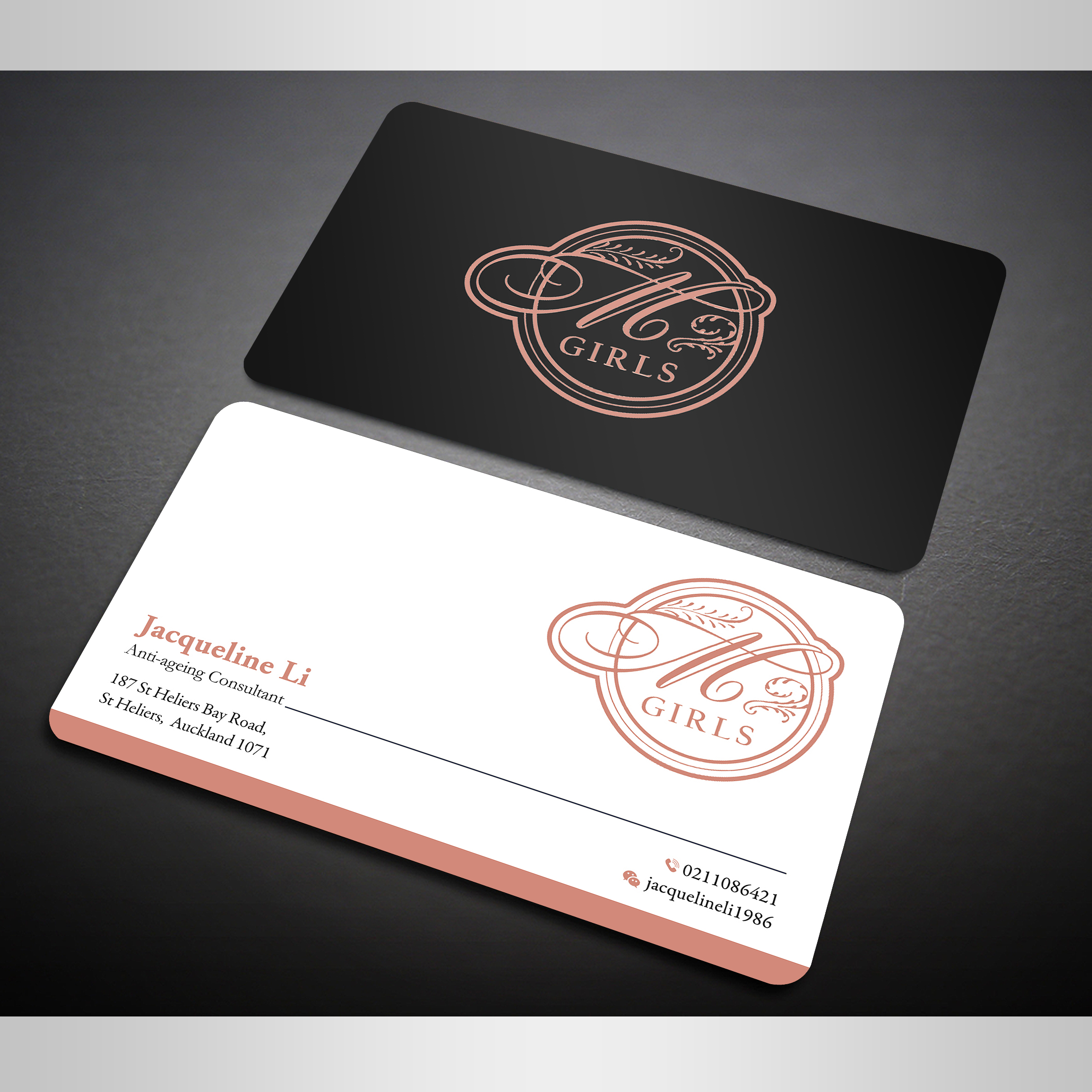 Business Card Design by Designers Hub for M Girls Limited  | Design #21838512