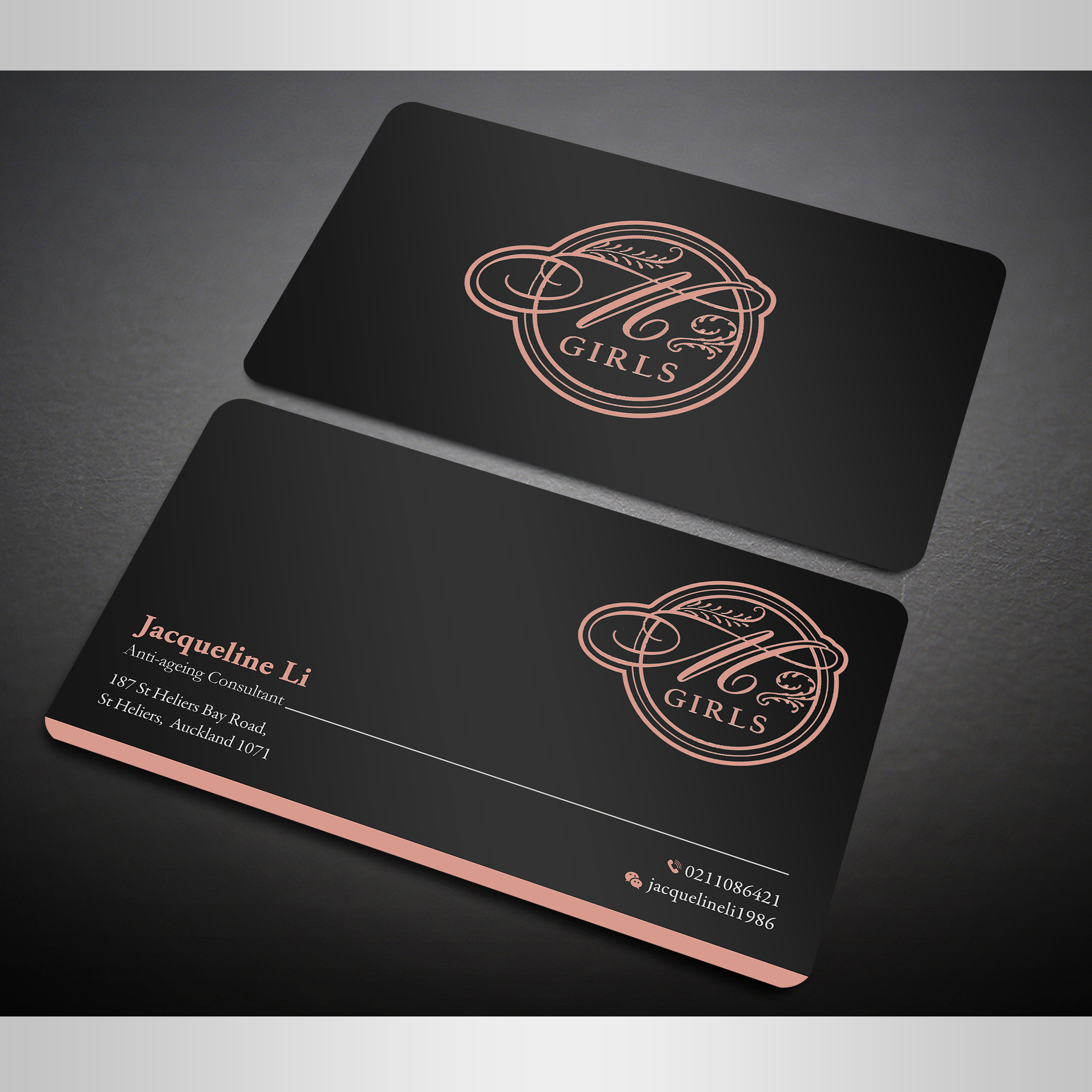 Business Card Design by Designers Hub for M Girls Limited  | Design #21838536