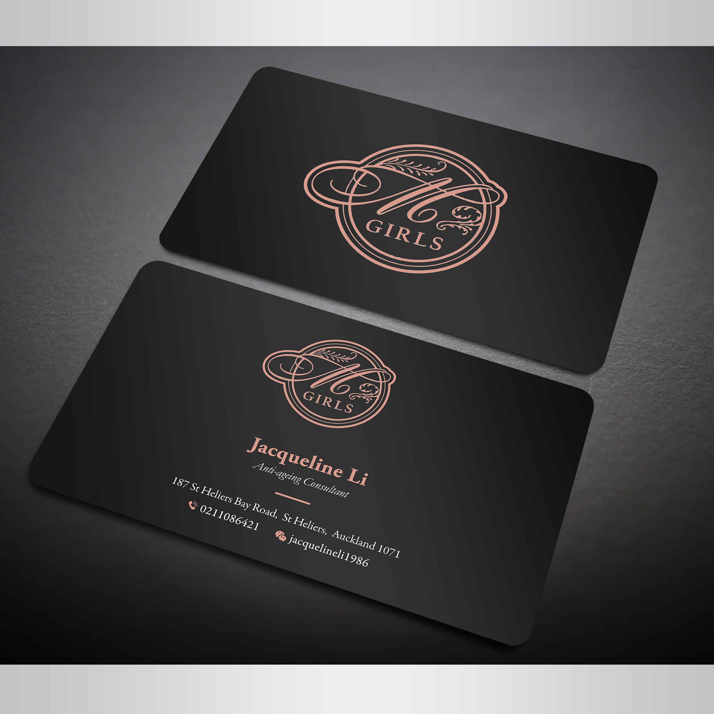 Business Card Design by Designers Hub for M Girls Limited  | Design #21838584