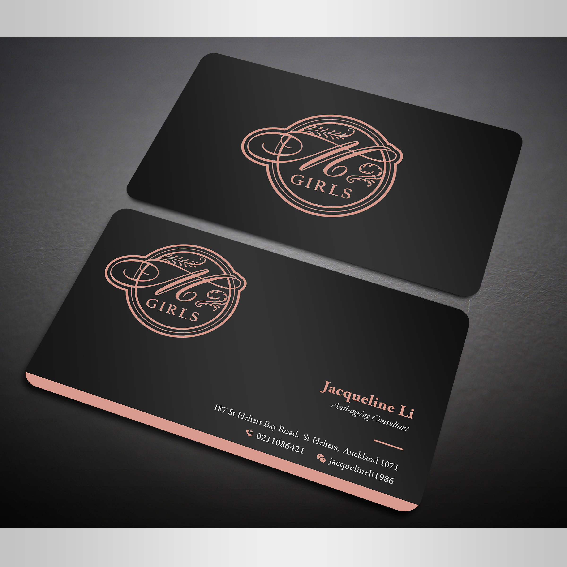 Business Card Design by Designers Hub for M Girls Limited  | Design #21838608