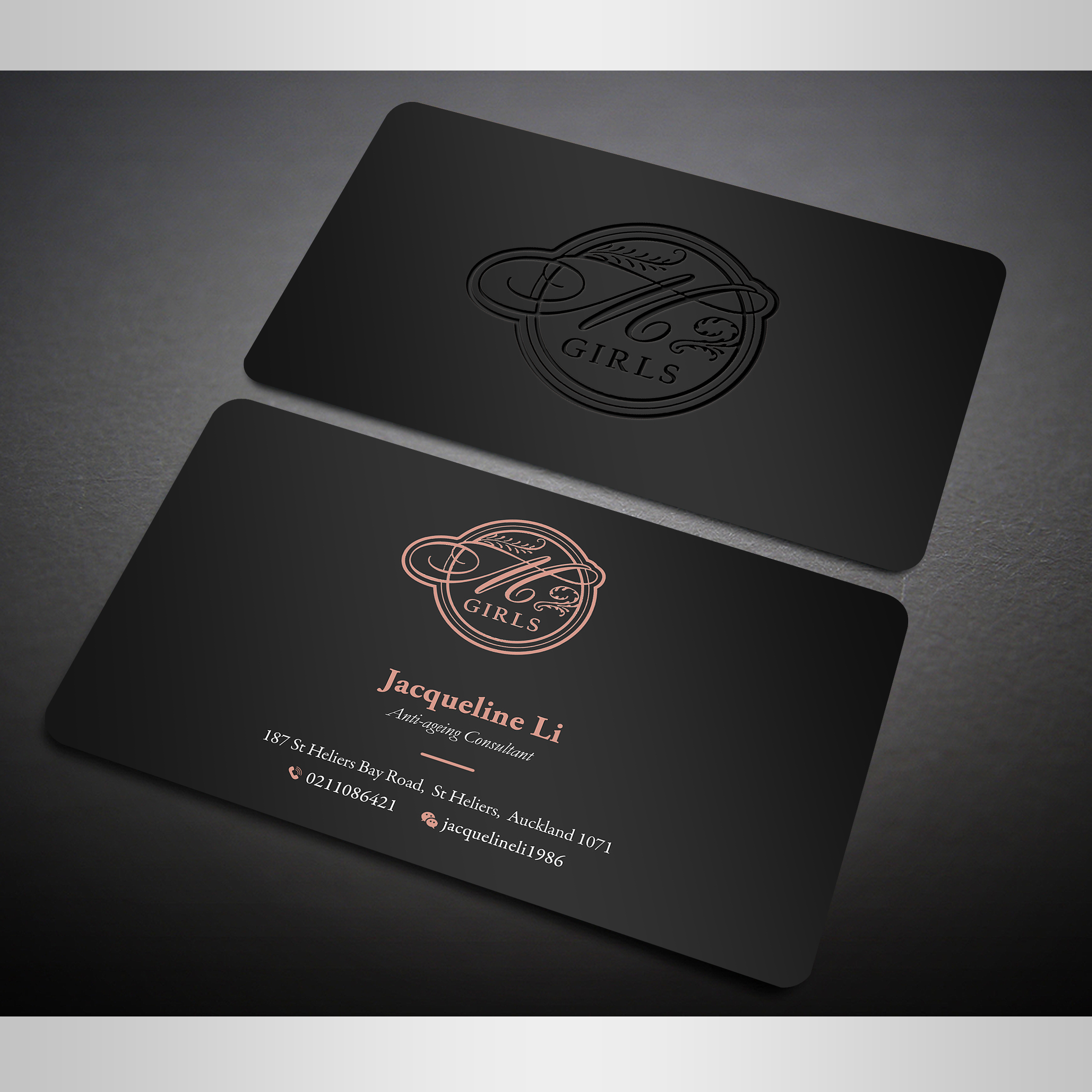 Business Card Design by Designers Hub for M Girls Limited  | Design #21838682