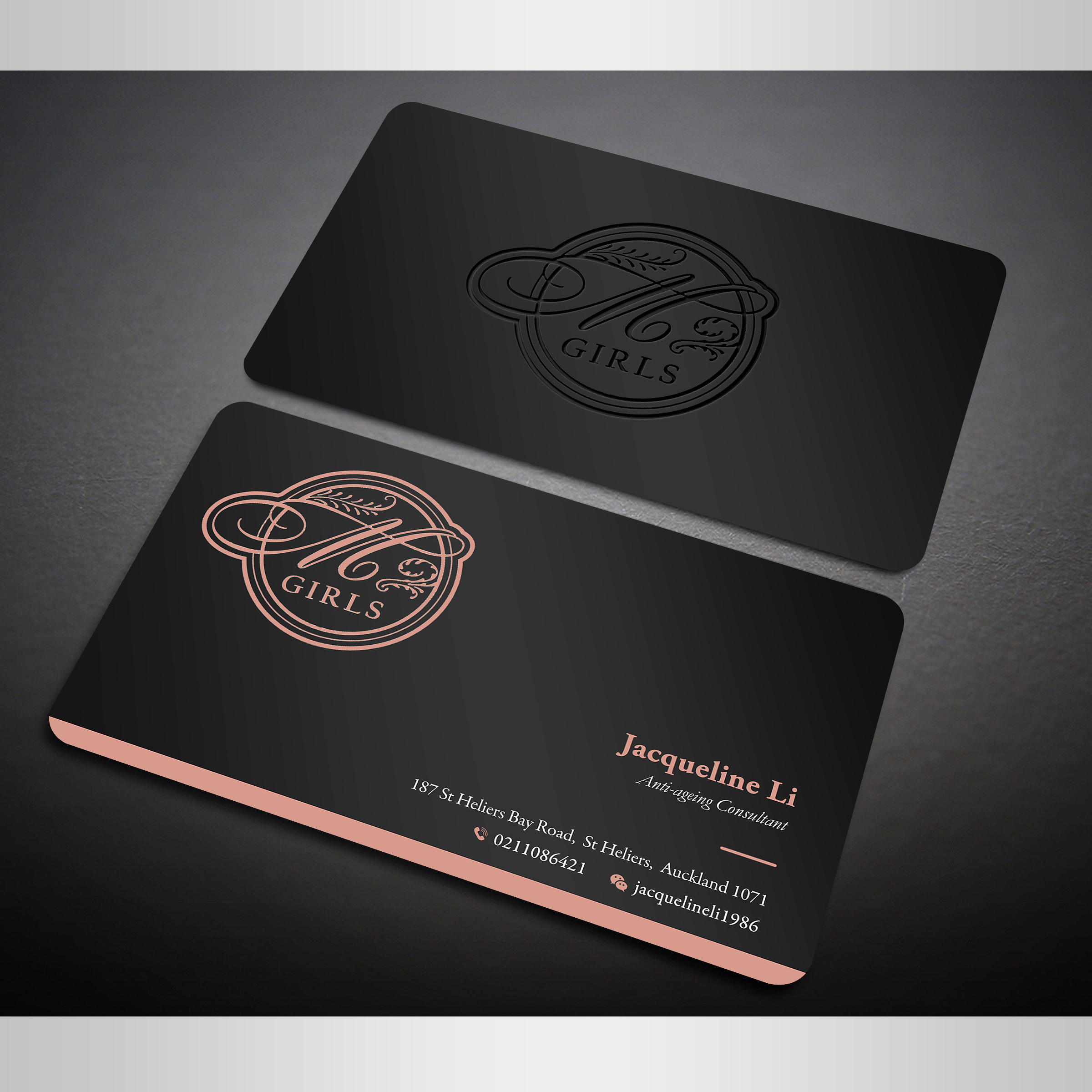 Business Card Design by Designers Hub for M Girls Limited  | Design #21838685