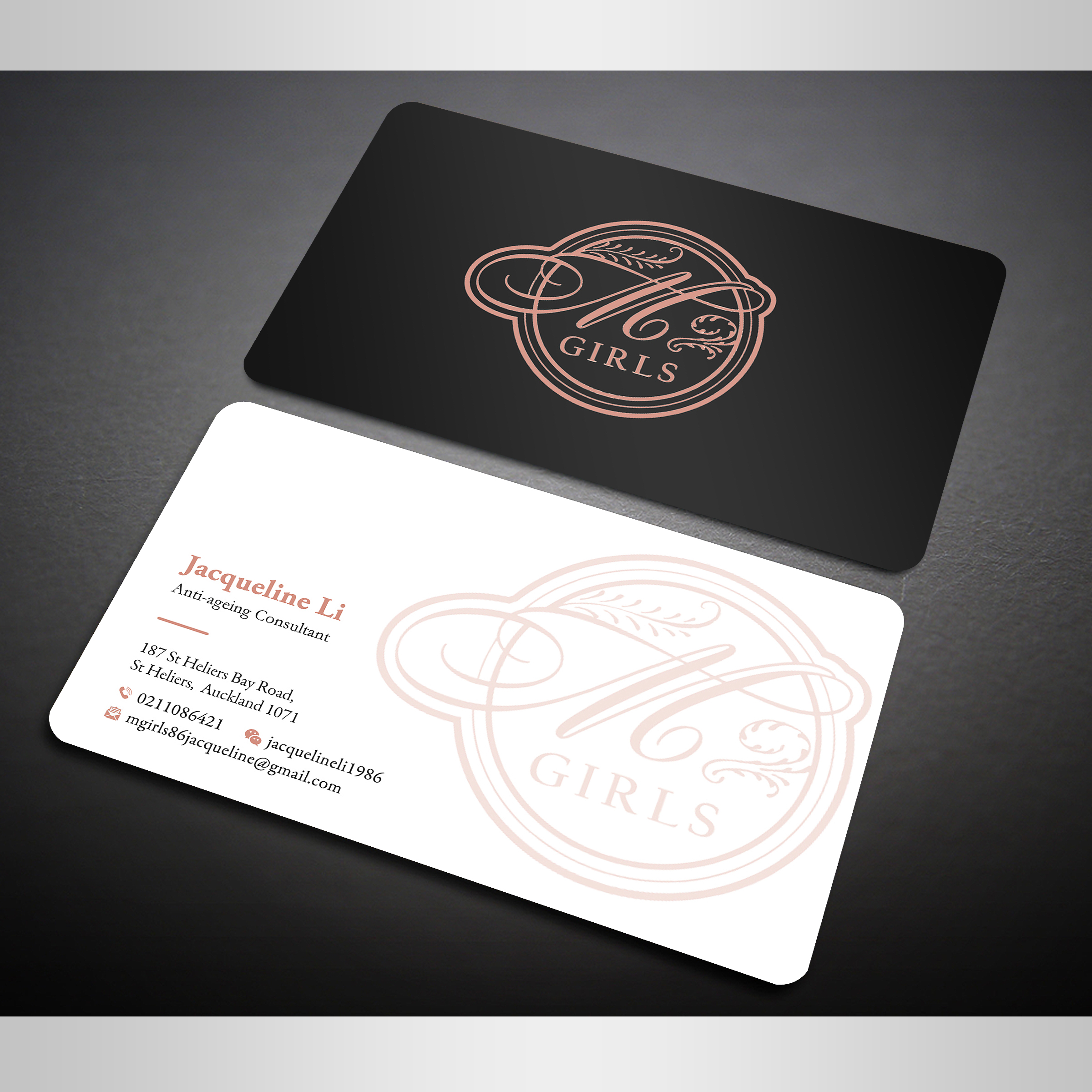 Business Card Design by Designers Hub for M Girls Limited  | Design #21843760