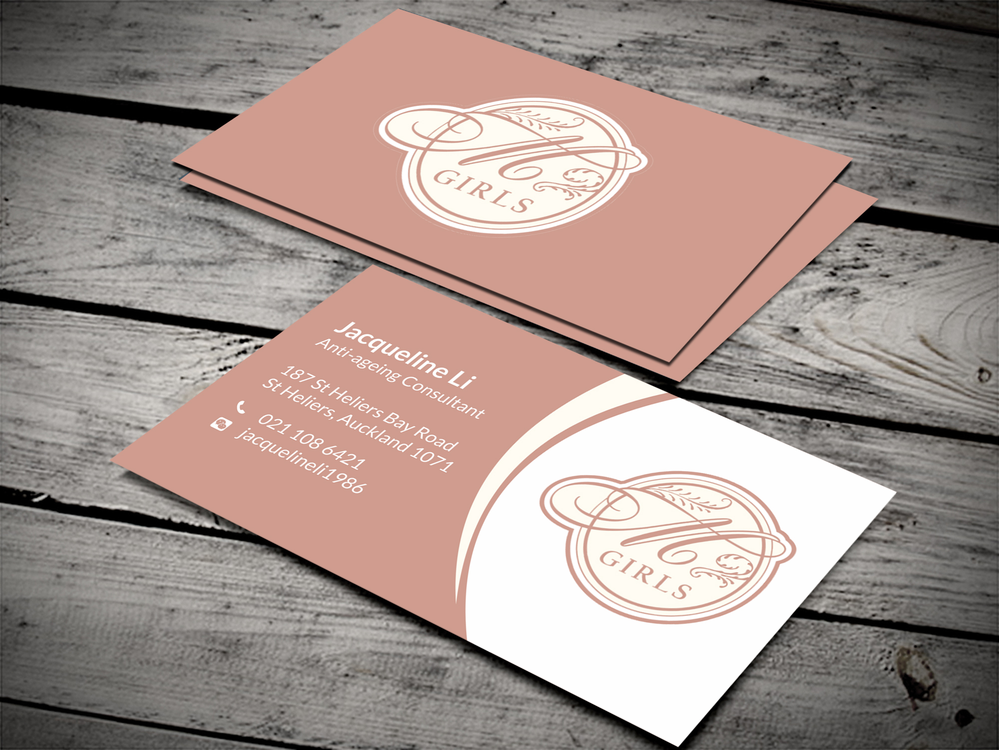 Diseño de Tarjeta de Presentación por SKYdesign para M Girls Limited  | Diseño #21837101