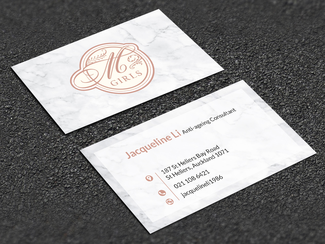 Diseño de Tarjeta de Presentación por SKYdesign para M Girls Limited  | Diseño #21837108