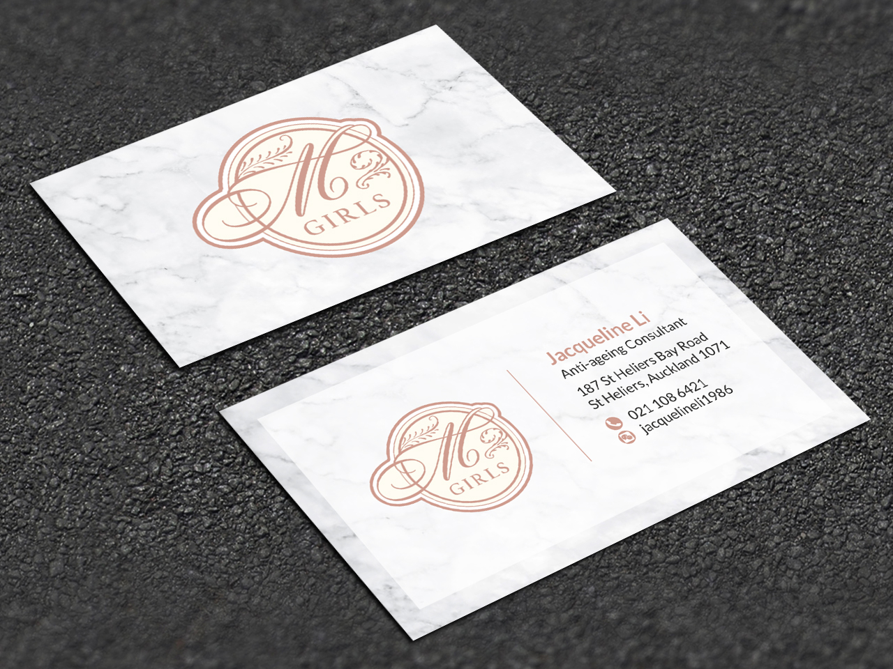 Design de Carte de Visite par SKYdesign pour M Girls Limited  | Design #21837117