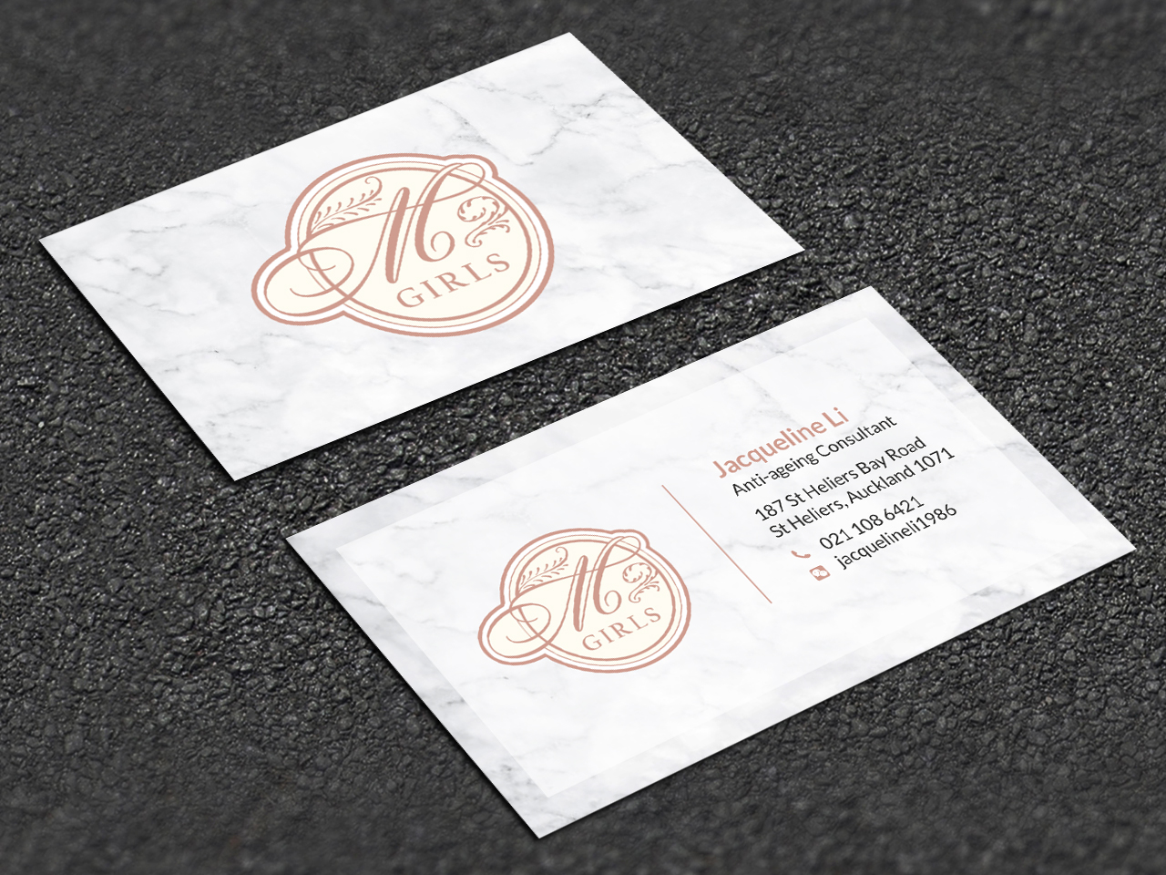 Business Card Design by SKYdesign for M Girls Limited  | Design #21837118