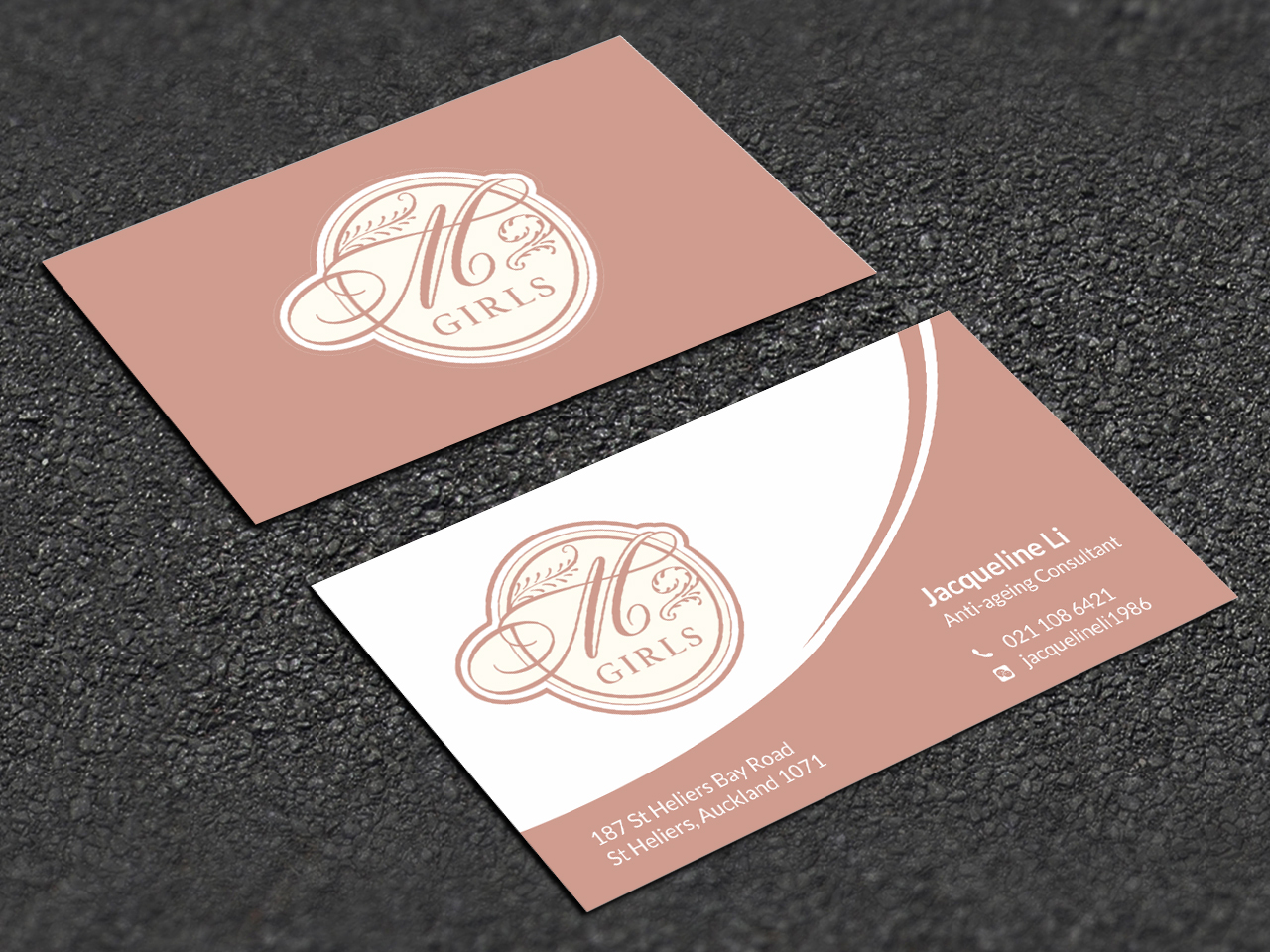 Design de Carte de Visite par SKYdesign pour M Girls Limited  | Design #21837132
