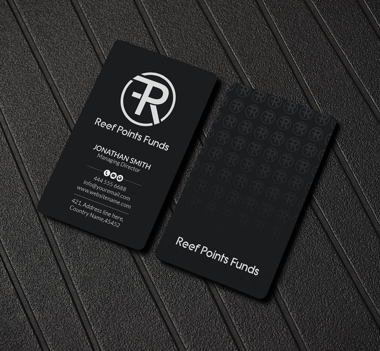 Business Card Design by Creations Box 2015 for Milestone Funds | Design #21834756