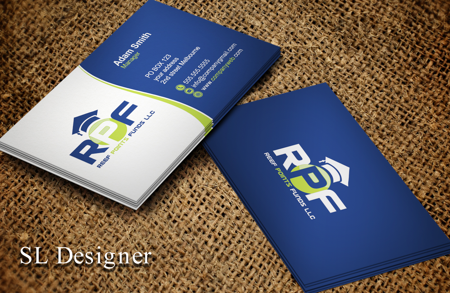 Business Card Design by SL Designer for Milestone Funds | Design #21845325