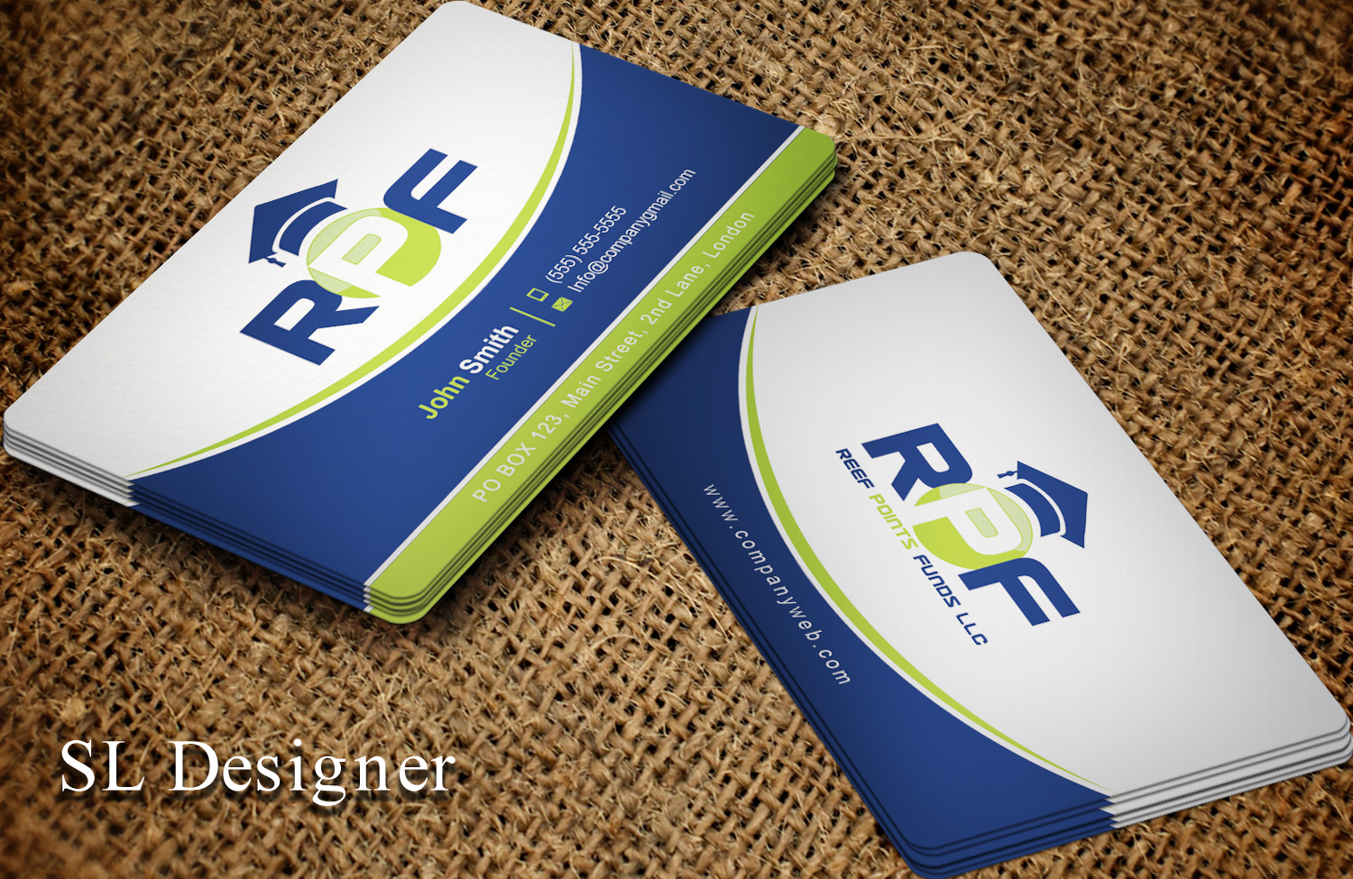 Business Card Design by SL Designer for Milestone Funds | Design #21845327