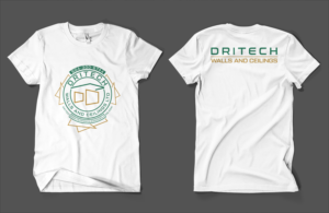 Commercial walls and ceilings contractor with a logo needs a shirt design | Design de T-shirt par Barney Stinson