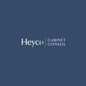 Heyco   ---- cabinet conseil should also appear as secondary text on one execution | Logo Design by Alchemist
