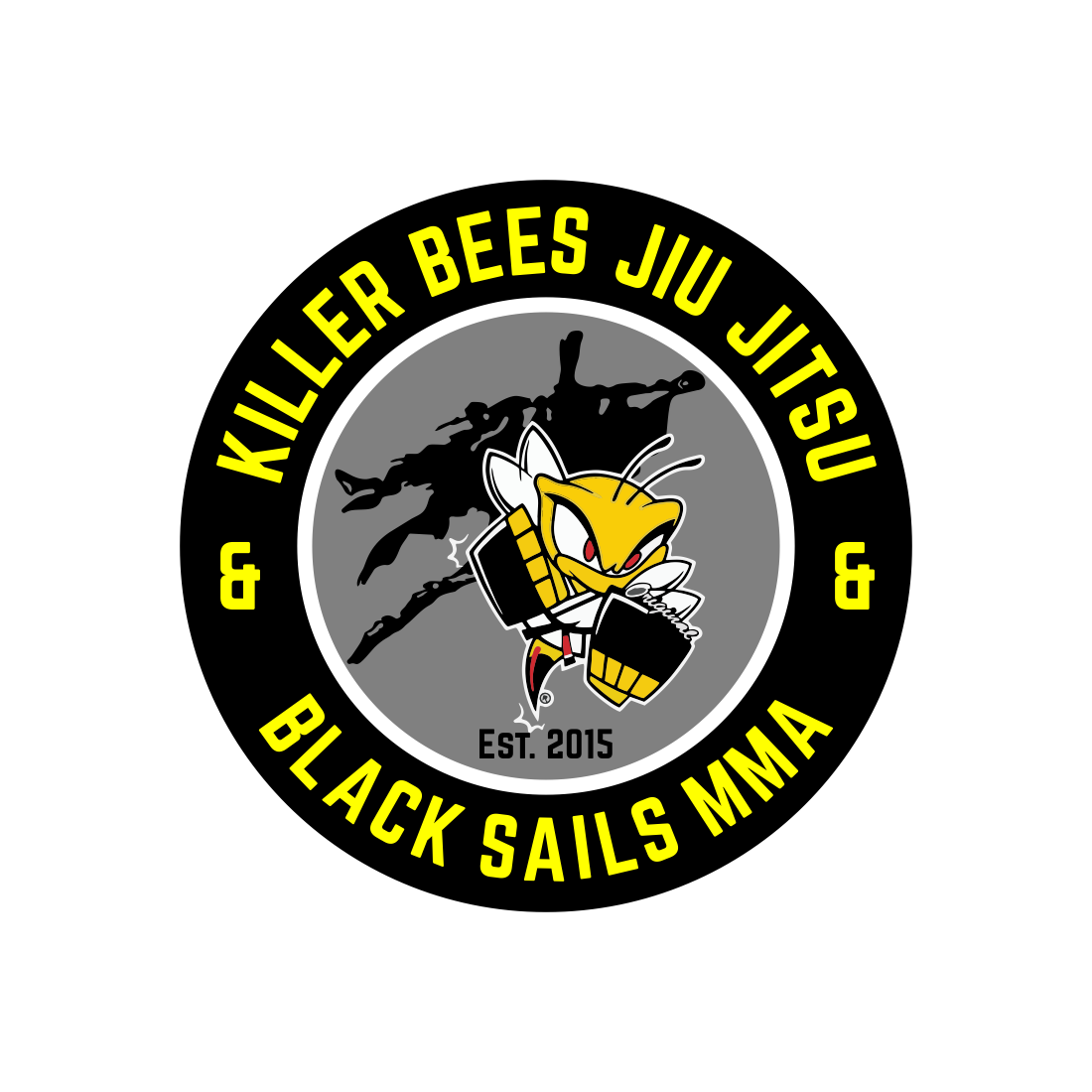 Design de Logo par rianto.ade pour Killer Bees Jiu Jitsu & Black Sails MMA  | Design : #21840033