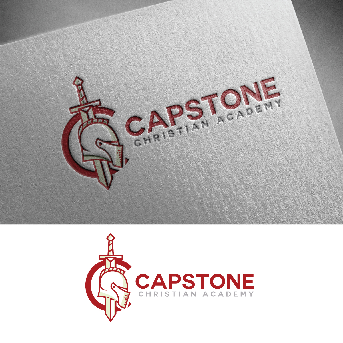 Logo Design by Graphic Bricks for Capstone Christian Academy | Design #21841439
