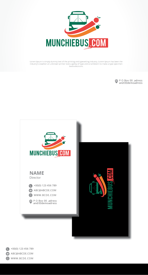 Logo Design by graphicevolution for munchiebus | Design #21831521