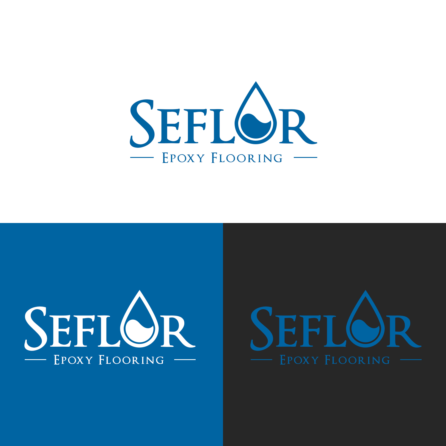 Logo Design by Art of Joy for Seflor Epoxy Flooring  | Design #21827887