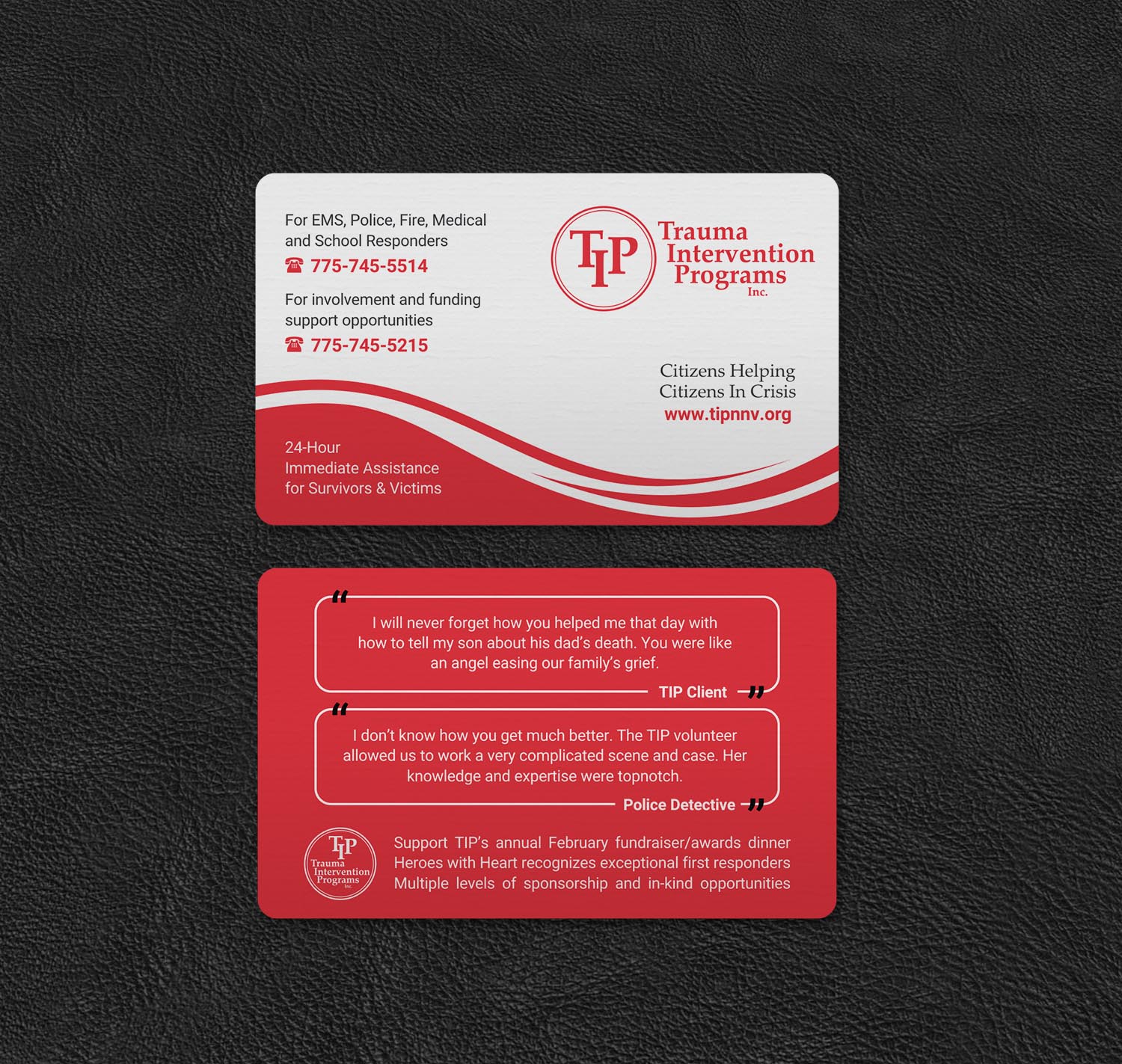 Business Card Design by INDIAN_Ashok for TIP of Northern Nevada, Inc. | Design #21830187