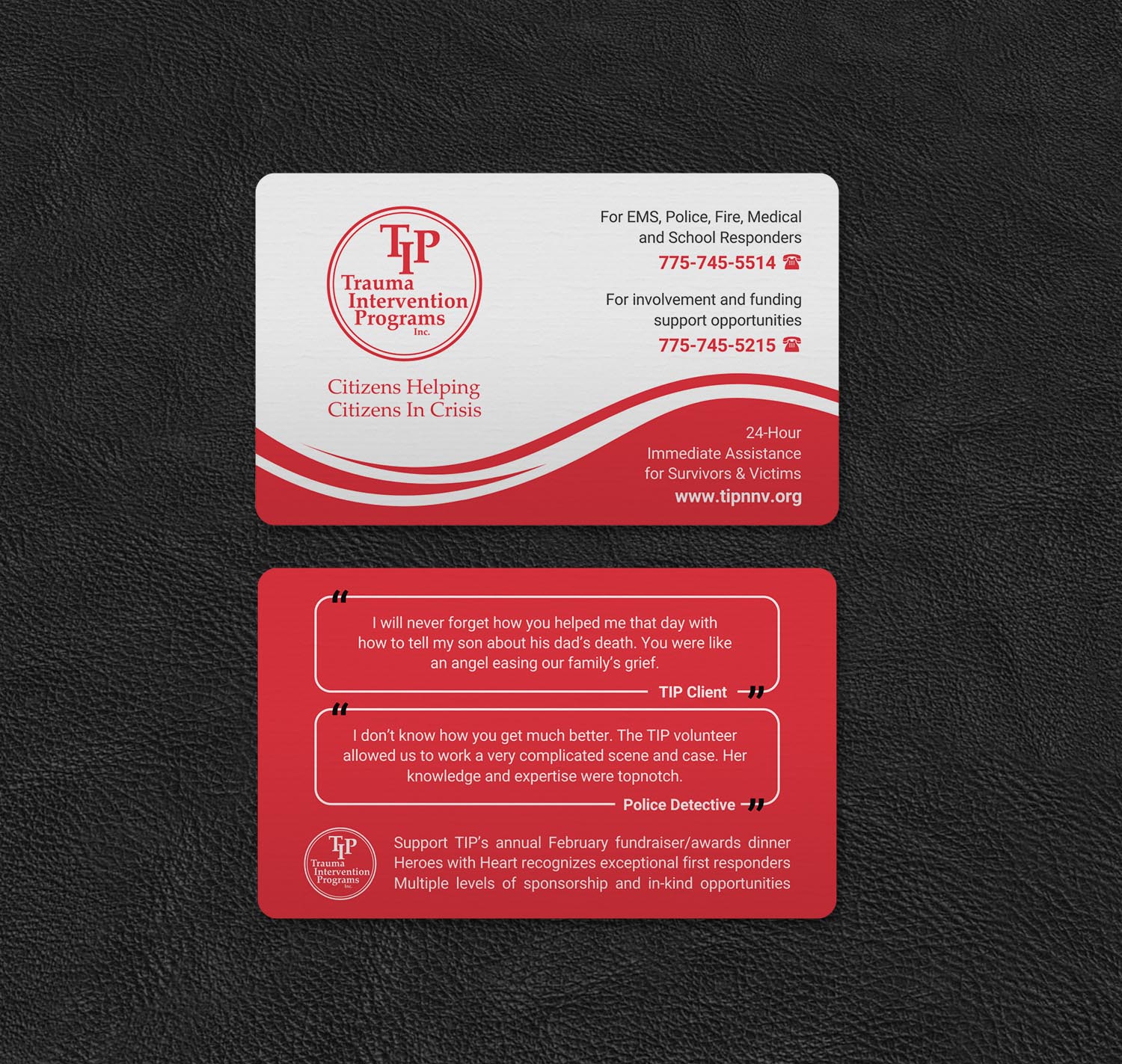 Business Card Design by INDIAN_Ashok for TIP of Northern Nevada, Inc. | Design #21830188