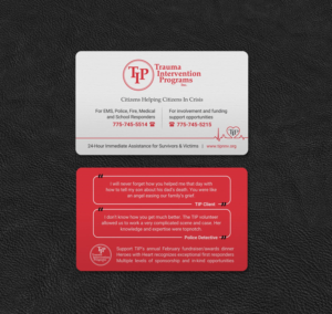 Business Card Design by INDIAN_Ashok for TIP of Northern Nevada, Inc. | Design: #21830189
