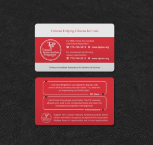 Business Card Design by INDIAN_Ashok for TIP of Northern Nevada, Inc. | Design: #21830192