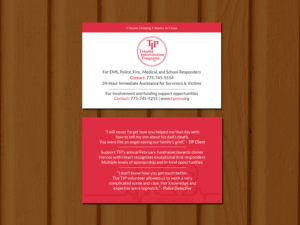 Design de Carte de Visite par Creations Box 2015 pour TIP of Northern Nevada, Inc. | Design : #21834677