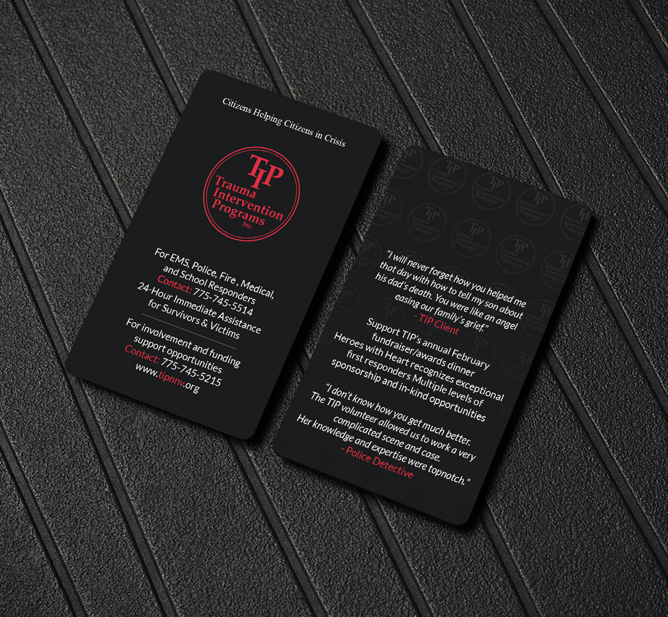 Business Card Design by Creations Box 2015 for TIP of Northern Nevada, Inc. | Design #21840242