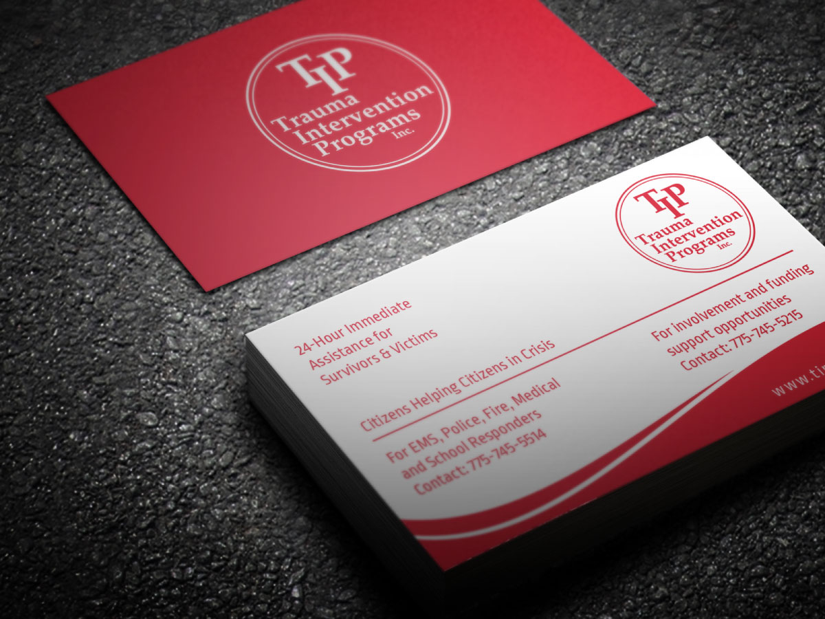 Business Card Design by LAXMI DESIGNHUB for TIP of Northern Nevada, Inc. | Design #21837205