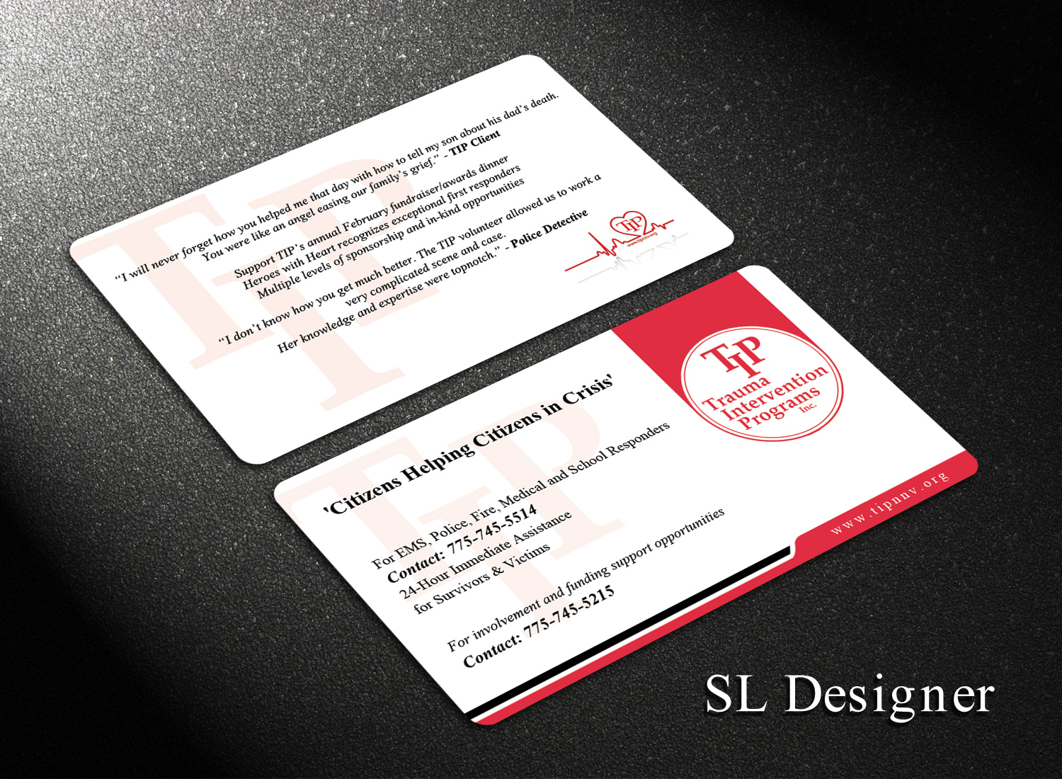 Business Card Design by SL Designer for TIP of Northern Nevada, Inc. | Design #21833769