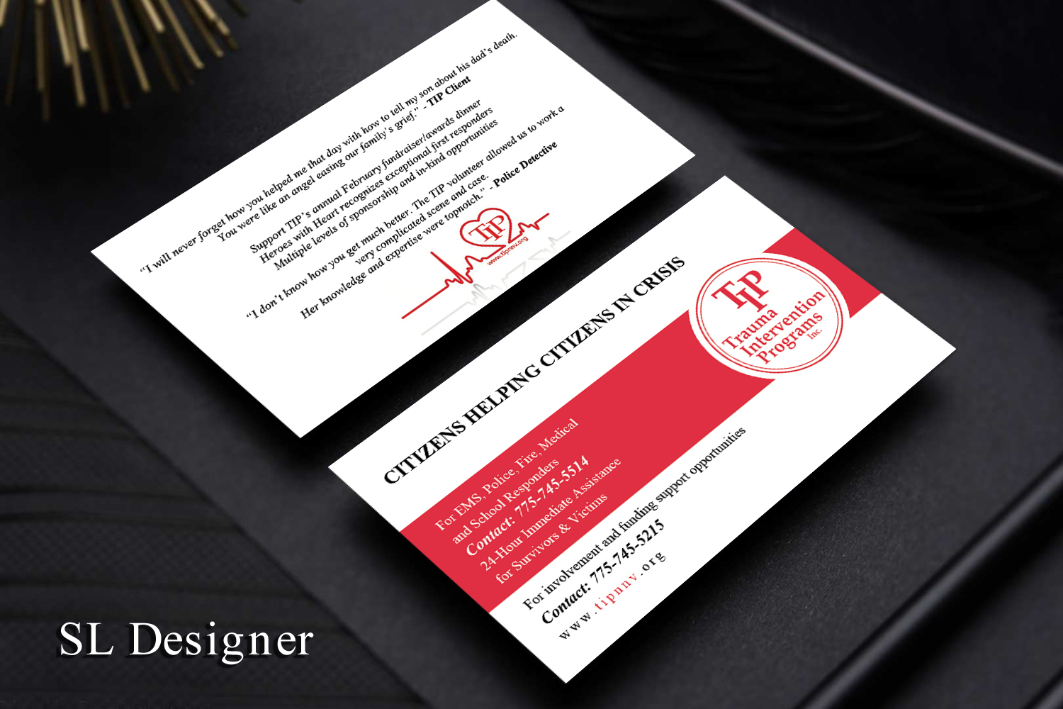 Business Card Design by SL Designer for TIP of Northern Nevada, Inc. | Design #21833771