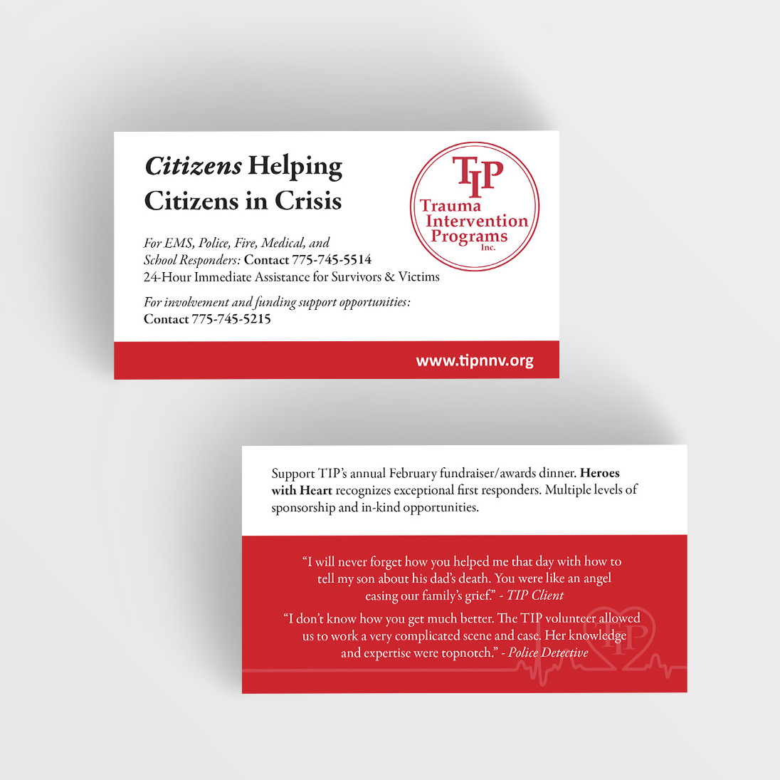 Business Card Design by Jessica-444 for TIP of Northern Nevada, Inc. | Design #21834033