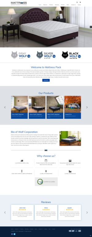 Web Design by pb for this project | Design: #21831796