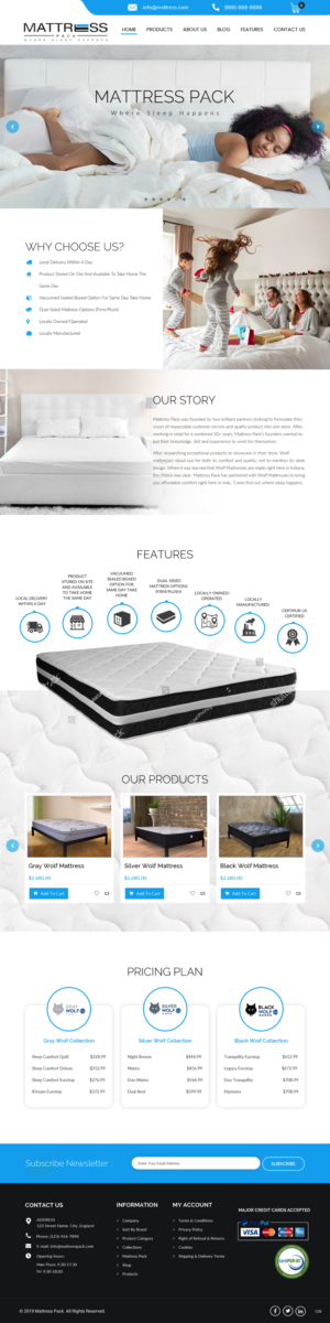 Web Design by pb for this project | Design #21856121