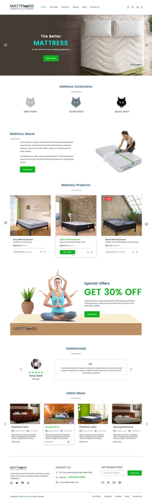 Mattress Pack, a locally owned and operated mattress store, is in need of a website, to include e... | Web Design by Ved Web Services