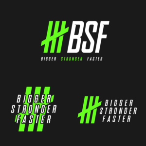 Logo-Design von Scamps Design für Bigger Stronger Faster | Design #21848085