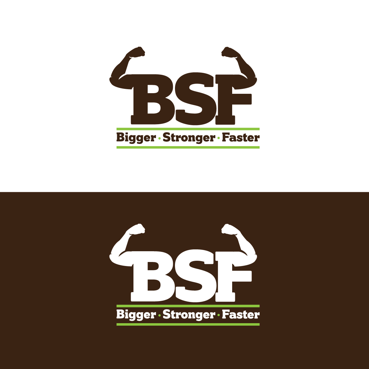 Logo Design by brand maker for Bigger Stronger Faster | Design #21830067