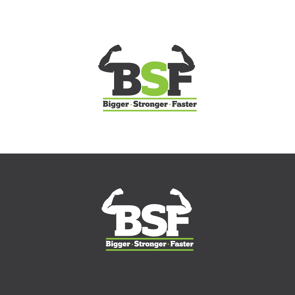 Logo Design by brand maker for Bigger Stronger Faster | Design #21831062