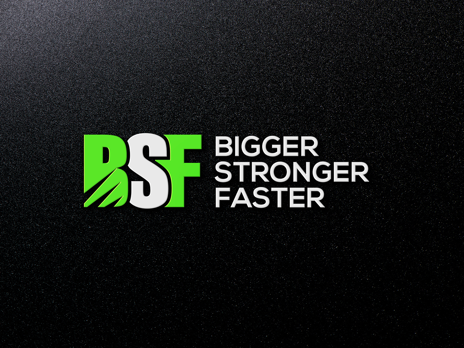 Logo Design by Muhammad Imran 3 for Bigger Stronger Faster | Design #21829798