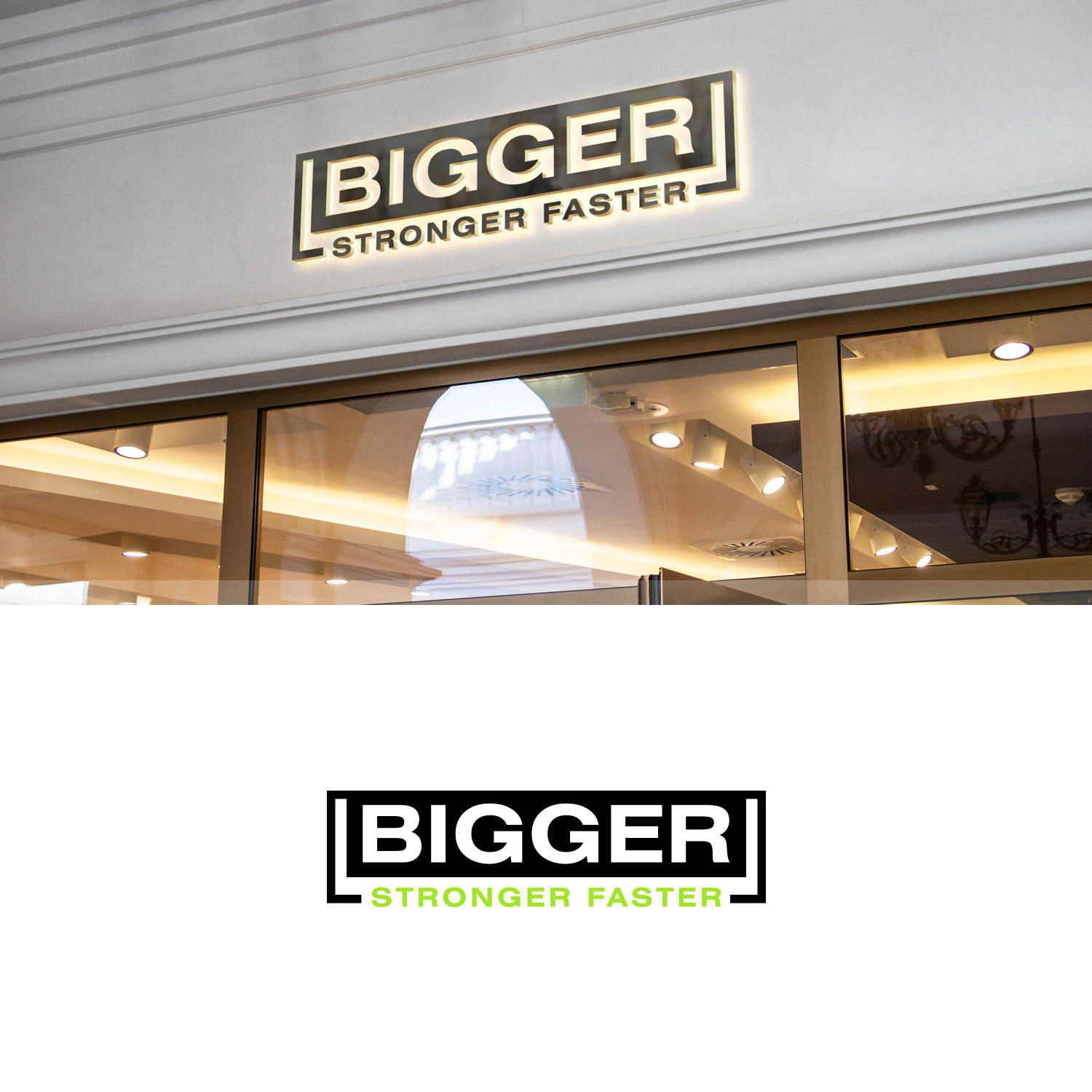 Logo Design by Maxo-Biz for Bigger Stronger Faster | Design #21829615