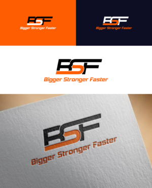 Logo Design by Ash_king for Bigger Stronger Faster | Design: #21846549